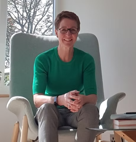 Carrie sitting on an armchair - supervisor in Sittingbourne, Kent